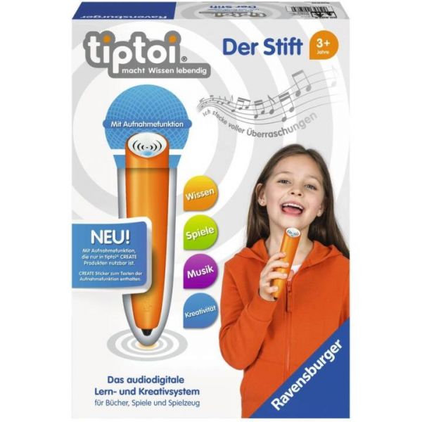 Ravensburger tiptoi® - Der Stift mit Aufnahmefunktion