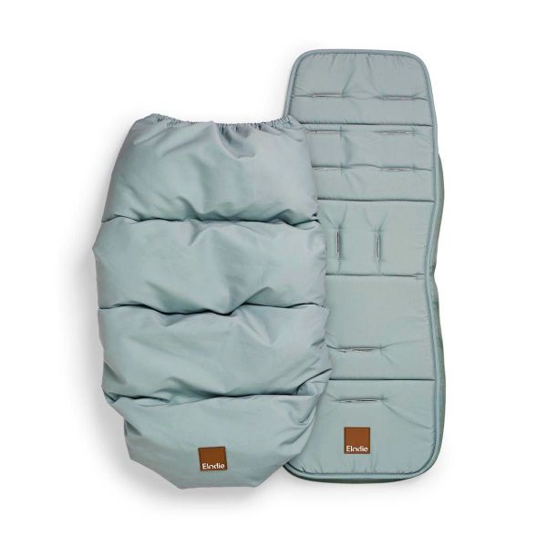 Elodie - Verstellbarer Ganzjahres Fusssack Pebble Green