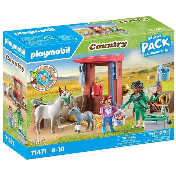 PLAYMOBIL® 71471 - Tierarzteinsatz bei den Eseln