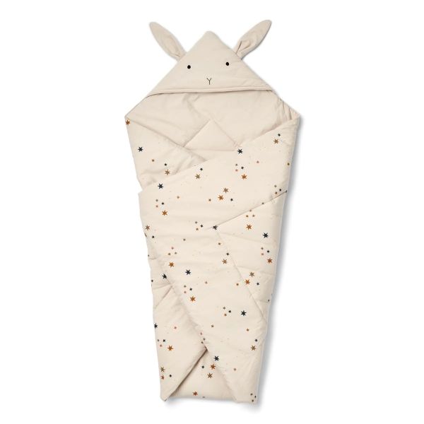 LIEWOOD - Daxton Babywrap Decke Sandy Sternchen