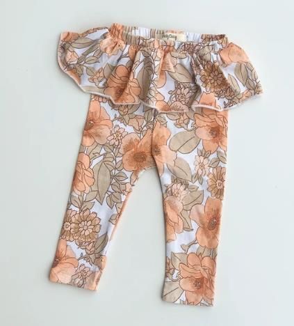 Dusty Daisy - Leggings- Rock Bloom dunkel