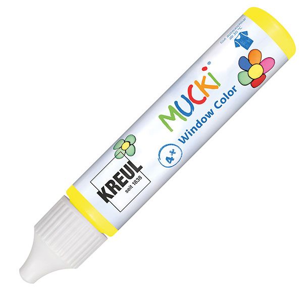 KREUL - MUCKI Window Color Pen gelb 29 ml
