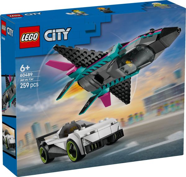 LEGO® City 60489 - Düsenflieger vs. Rennauto