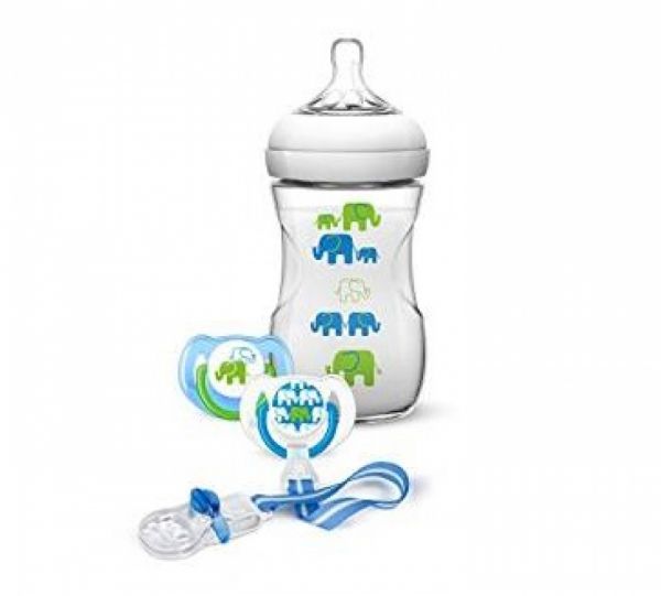 Philips Avent - Elefanten Geschenk-Set grün/blau
