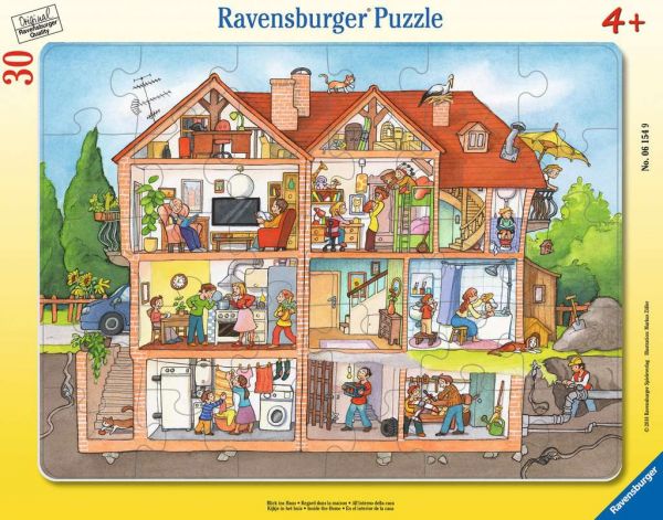 Ravensburger - Kinderpuzzle Blick ins Haus