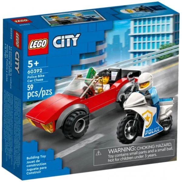 LEGO® City 60392 - Verfolgungsjagd mit dem Polizeimotorrad