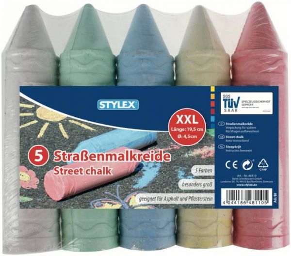 Strassen- Malkreide 5 Stangen XXL