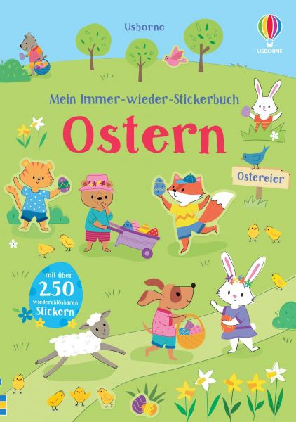 Usborne Verlag - Mein Immer-wieder-Stickerbuch: Ostern