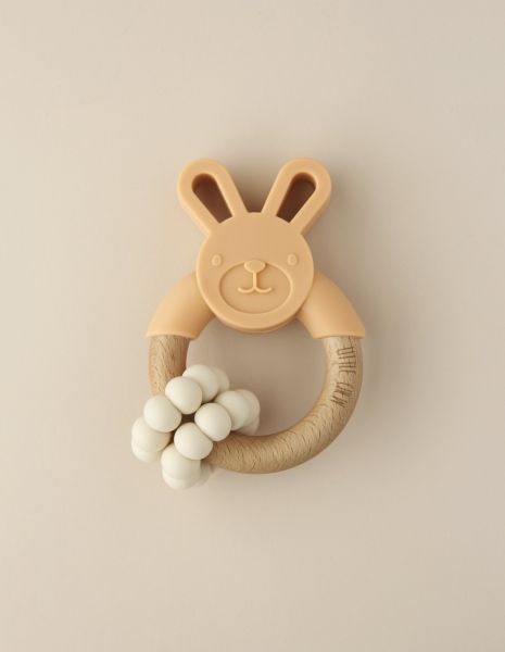 littleCHEW - Greifling Bunny mit Ringen Mango