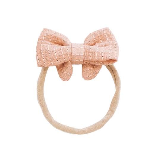 Mrs Ertha - Stirnband Stripe Coral