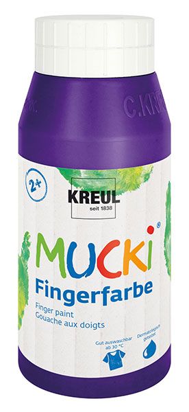 KREUL - MUCKI Fingerfarbe violett , 750 ml