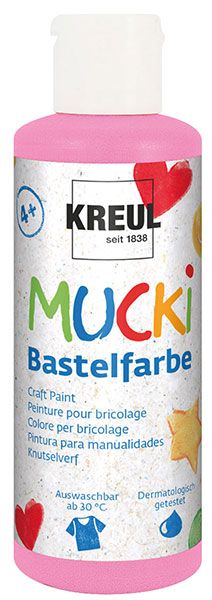 KREUL - MUCKI Bastelfarbe Rosa 80ml