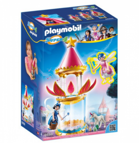 PLAYMOBIL® 6688 - Zauberhafter Blütenturm mit Feen-Spieluhr und Twinkle