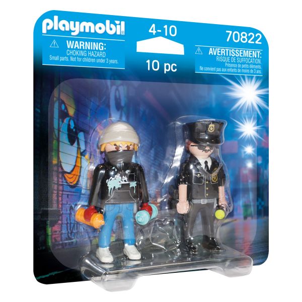 PLAYMOBIL® 70822 - DuoPack Polizist und Sprayer