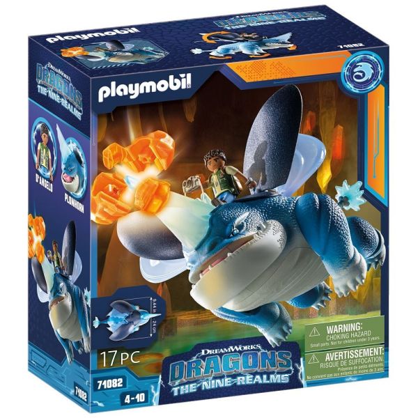 PLAYMOBIL® 71082 - Dragons: The Nine Realms - Plowhorn &amp; D&#039;Angelo