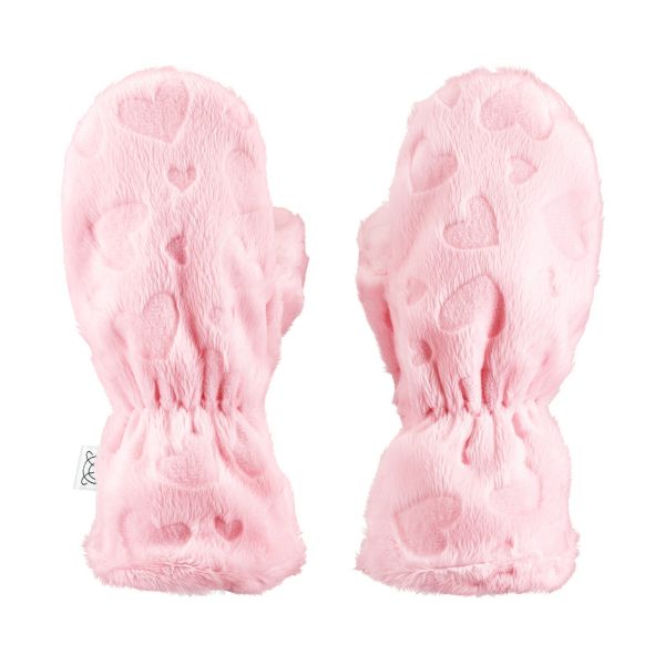 Maylily - Minky Handschuhe Pink (1-4 Jh)