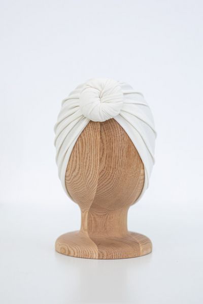 Looks by Luks - Turban Organic Vanilla runder Bun