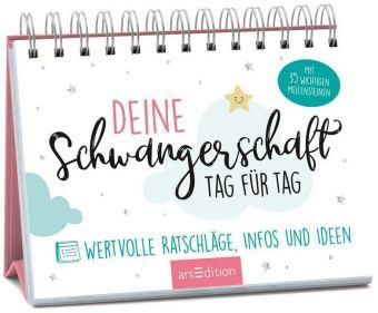 arsEdition - Stellkalender Deine Schwangerschaft, Tag für Tag