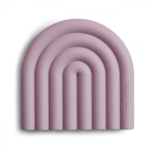 Mushie - Beissling Regenbogen Mauve