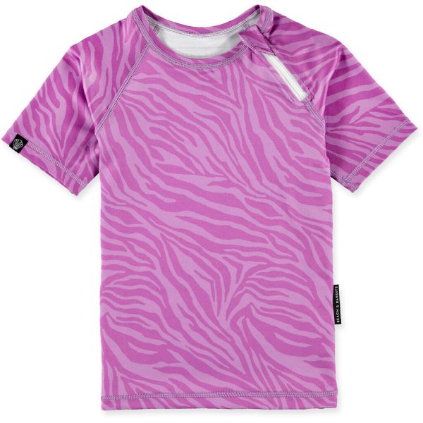 Beach &amp; Bandits - UV Badeshirt Purple Shade Tiger