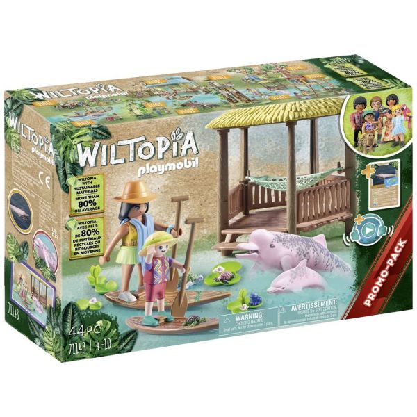 PLAYMOBIL® 71143 - Wiltopia - Paddeltour mit den Flussdelfinen