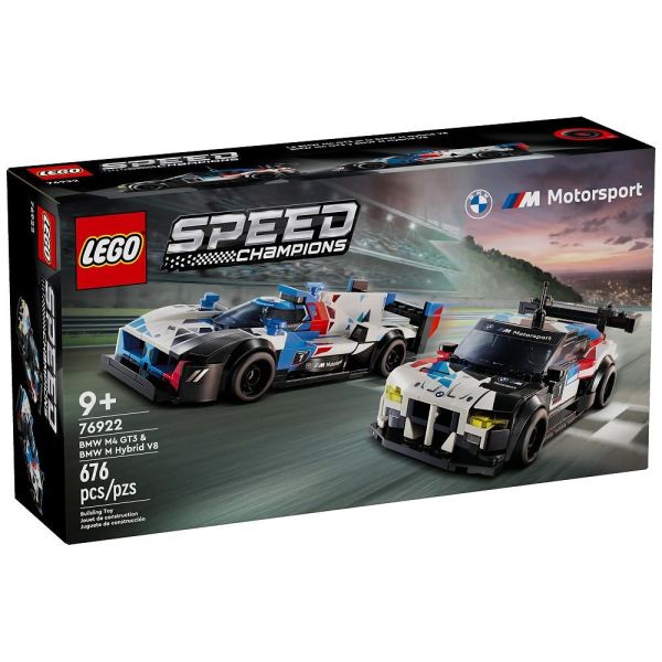 LEGO® Speed Champions 76922 - BMW M4 GT3 &amp; BMW M Hybrid V8 Rennwagen