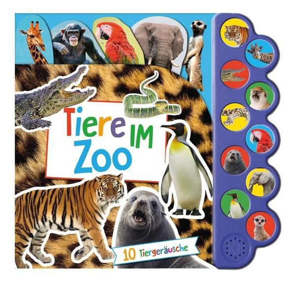 Parragon Verlag - Soundbuch Tiere im Zoo