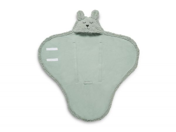 Jollein - Kuschelwrap Plüsch Bunny Ash Green