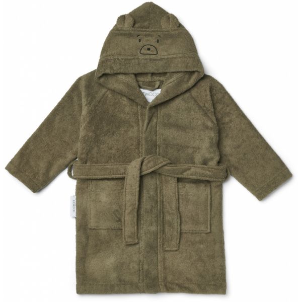 LIEWOOD - Lily Bademantel Mr Bear Khaki