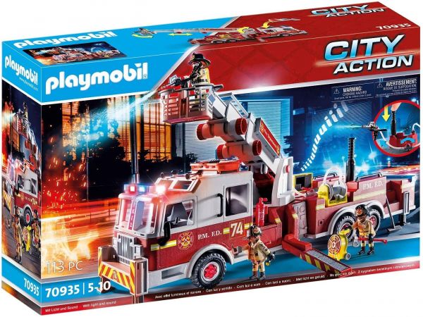 PLAYMOBIL® 70935 - Feuerwehr-Fahrzeug: US Tower Ladder