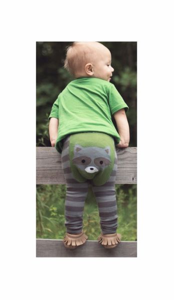 Doodle Pants - Waschbär Leggings