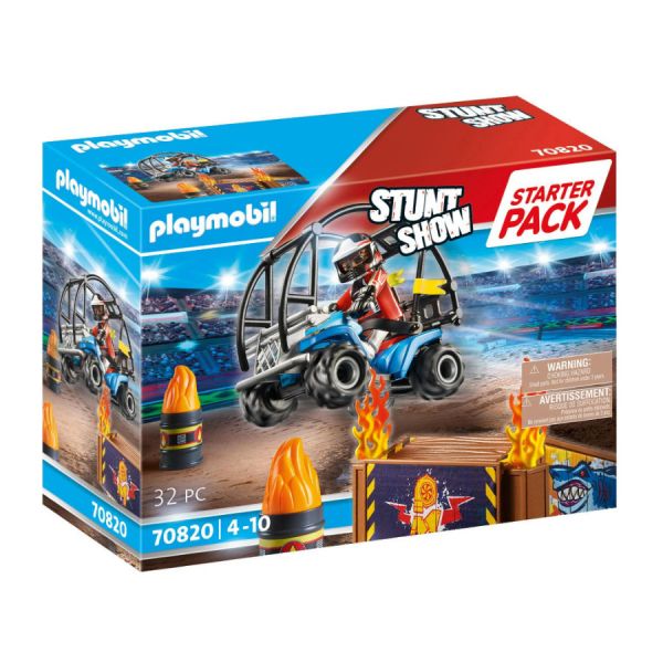 PLAYMOBIL® 70820 - Starter Pack Stuntshow Quad mit Feuerrampe