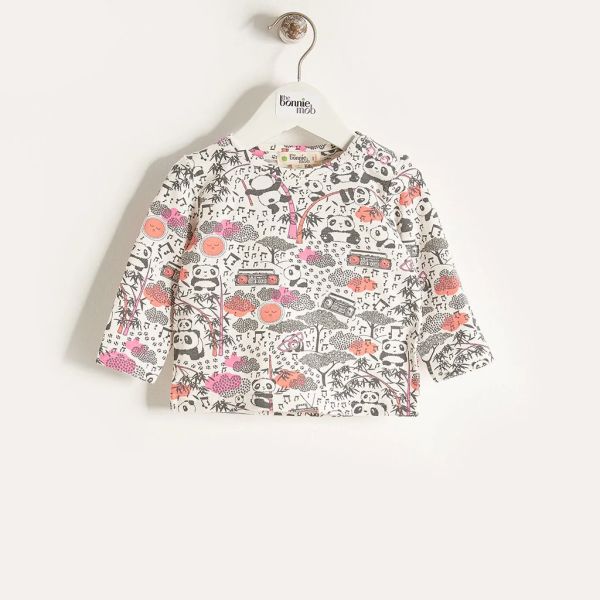 Bonniemob - Shirt Panda Print pink