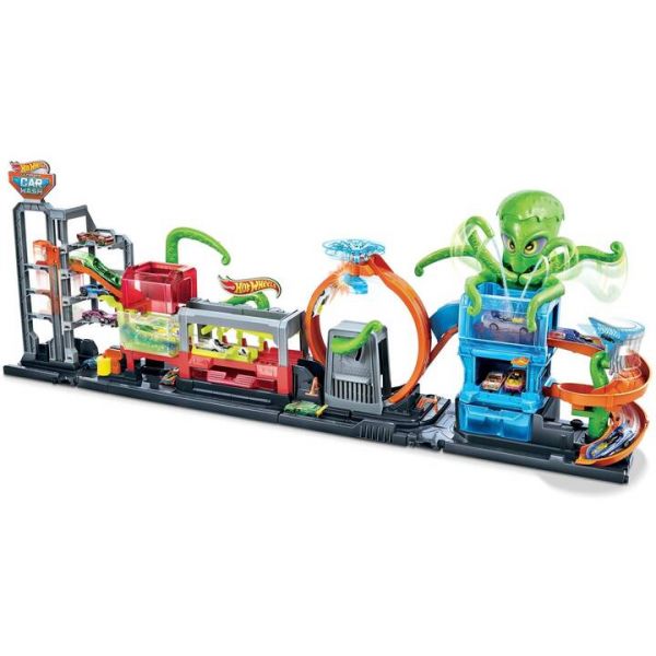 Mattel - Hot Wheels City Color Reveal Ultimative Auto-Waschanlage