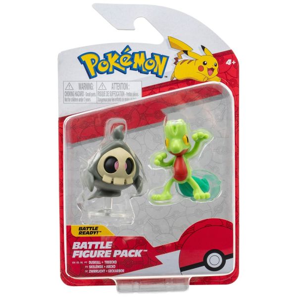 Pokémon Battle Figur Zwirrlicht &amp; Geckarbor