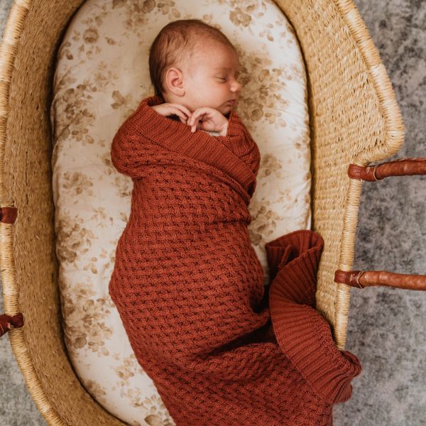 Snuggle Hunny - Diamond Strickdecke Umber