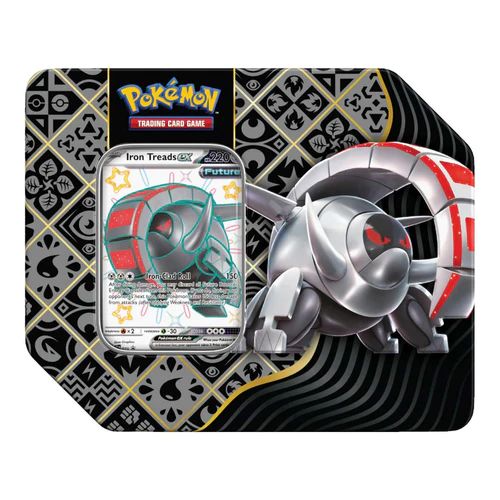 Pokemon Tin-Box 5-Booster &quot;Paldeas Schicksale&quot; Eisenrad - Englisch