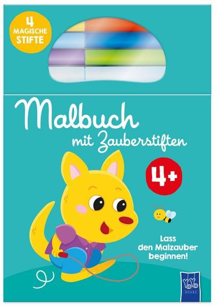 YoYo Books - Malbuch mit Zauberstiften (Känguru)