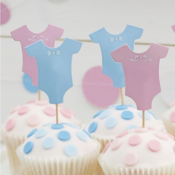 Ginger Ray - Cupcake Toppers Little Lady or mini Mister