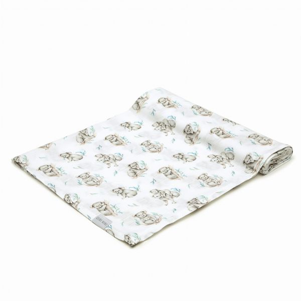 Qbana Mama - Bambus Muslin Swaddle Koala 120 x 120cm