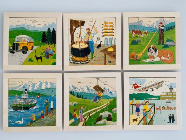 Atelier Fischer Switzerland - Puzzle Swiss