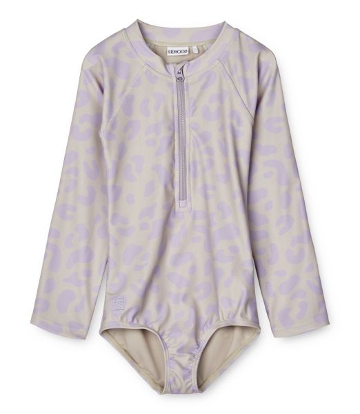 LIEWOOD - Magali UV Badeanzug Leo Misty Lilac