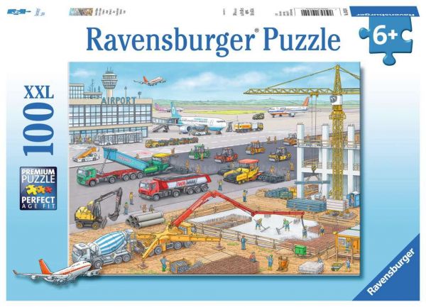 Ravensburger - Kinderpuzzle Baustelle am Flughafen