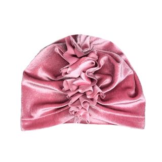 ArchNOllie - Turban Samt Dunkelrosa Plum