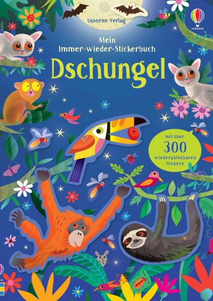 Usborne Verlag - Mein Immer-wieder-Stickerbuch: Dschungel