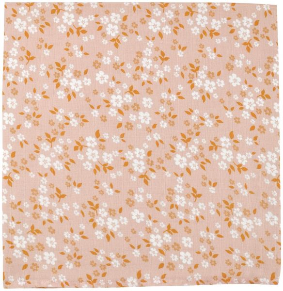 The mini scout - Muslin Swaddle Whimsy Floral Peach