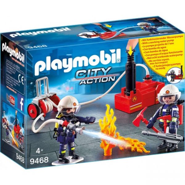 PLAYMOBIL® 9468 - Feuerwehrmänner mit Löschpumpe