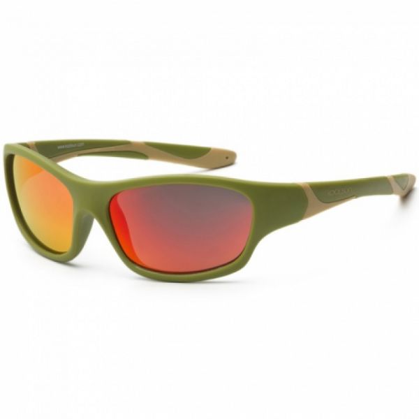 Koolsun - Kindersonnenbrille Sport Army Green Taos Taupe