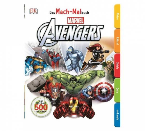 Das Mach-Malbuch Marvel Avengers