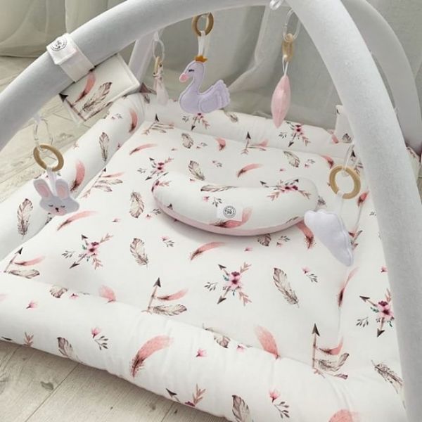 jhett & co - Spielbogen Pink Boho Feathers